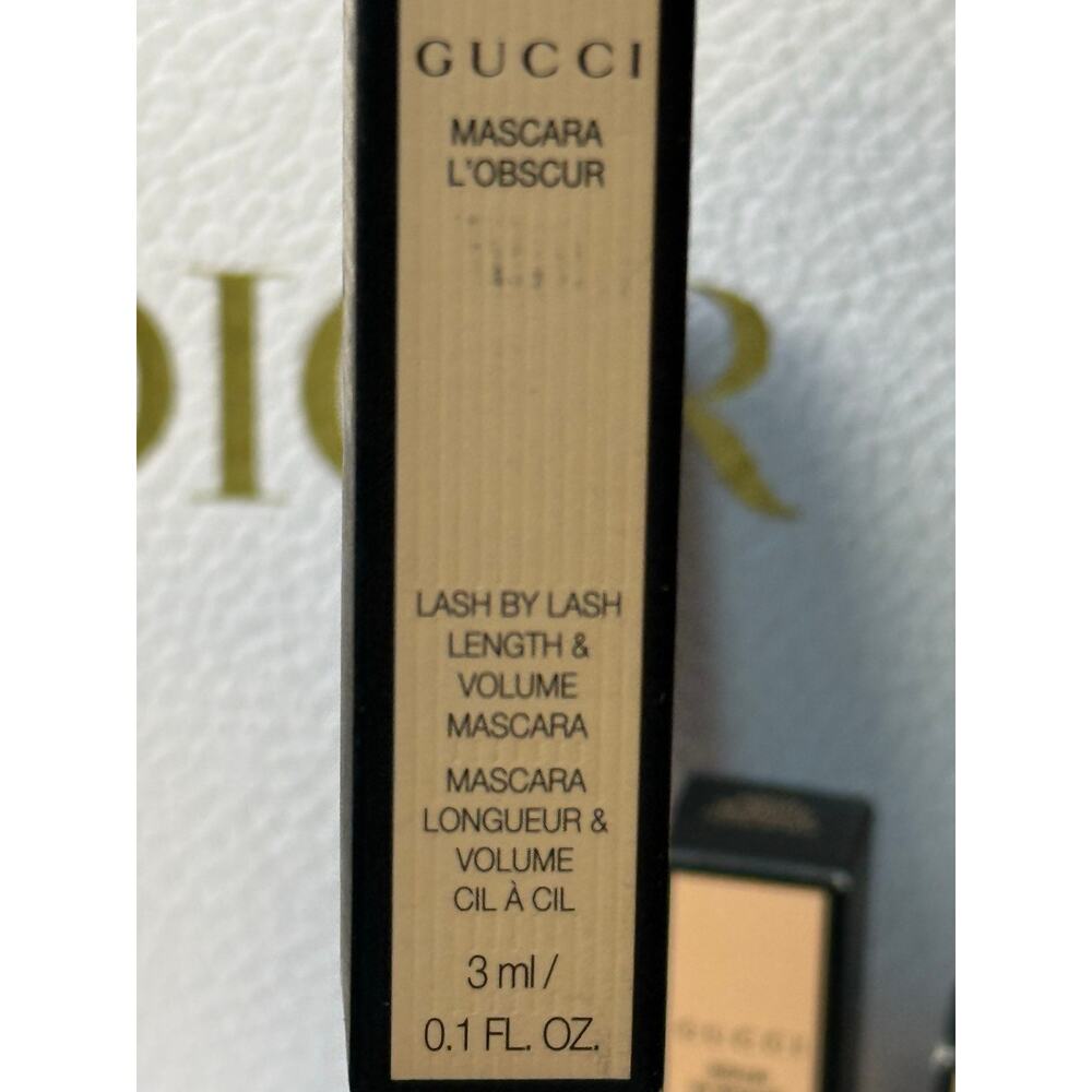 Gucci 5 pc BUNDLE -Pouch, Mascara, Felt-Tip Eyeliner, Priming Serum & Lip Colour - Picture 8 of 12